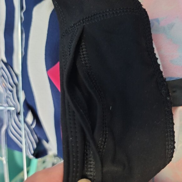 Lorna Jane Athletic Yoga Pants Size Medium Black & Bright Multicolor Floral - Picture 12 of 14